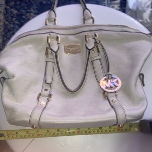 Authentic cream, Michael Kors, large purse